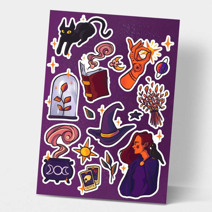 Купить cтикерпак, набор наклеек виниловых недорого The Witch в Минске!