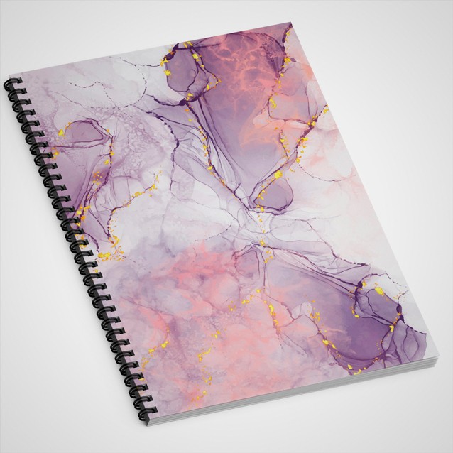 Купить блокнот в клетку с картинкой Мрамор в Минске!