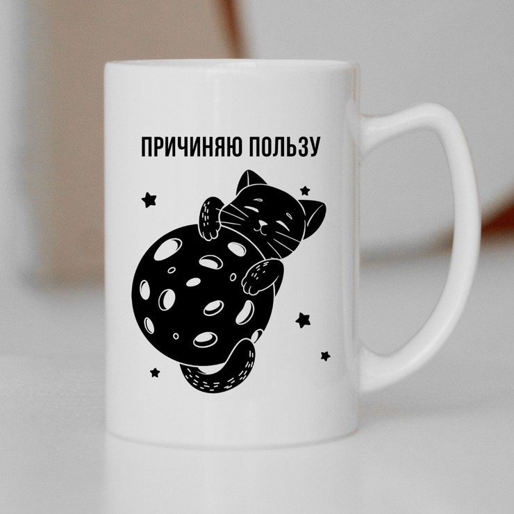 Купить кружку 430мл в подарок Причиняю пользу в Минске!